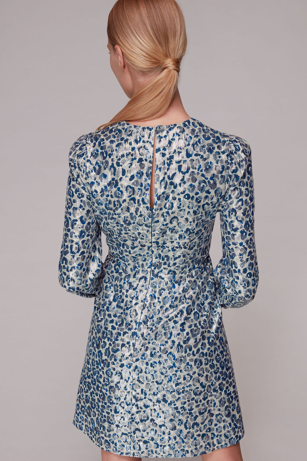 Josie Metallic Silk Mix Dress