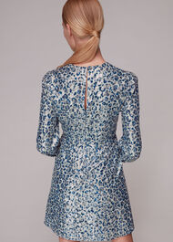 Josie Metallic Silk Mix Dress