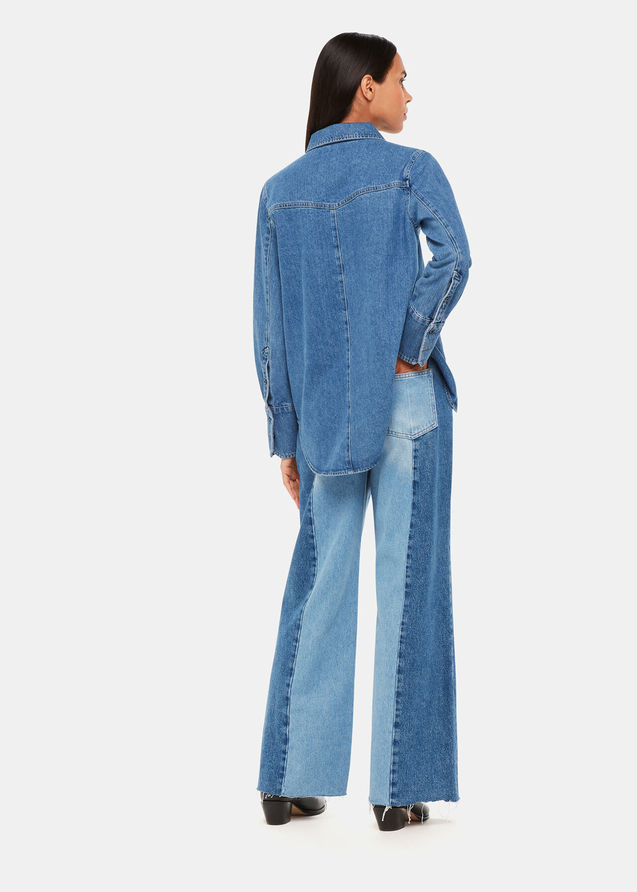 Vertical Patchwork Jean