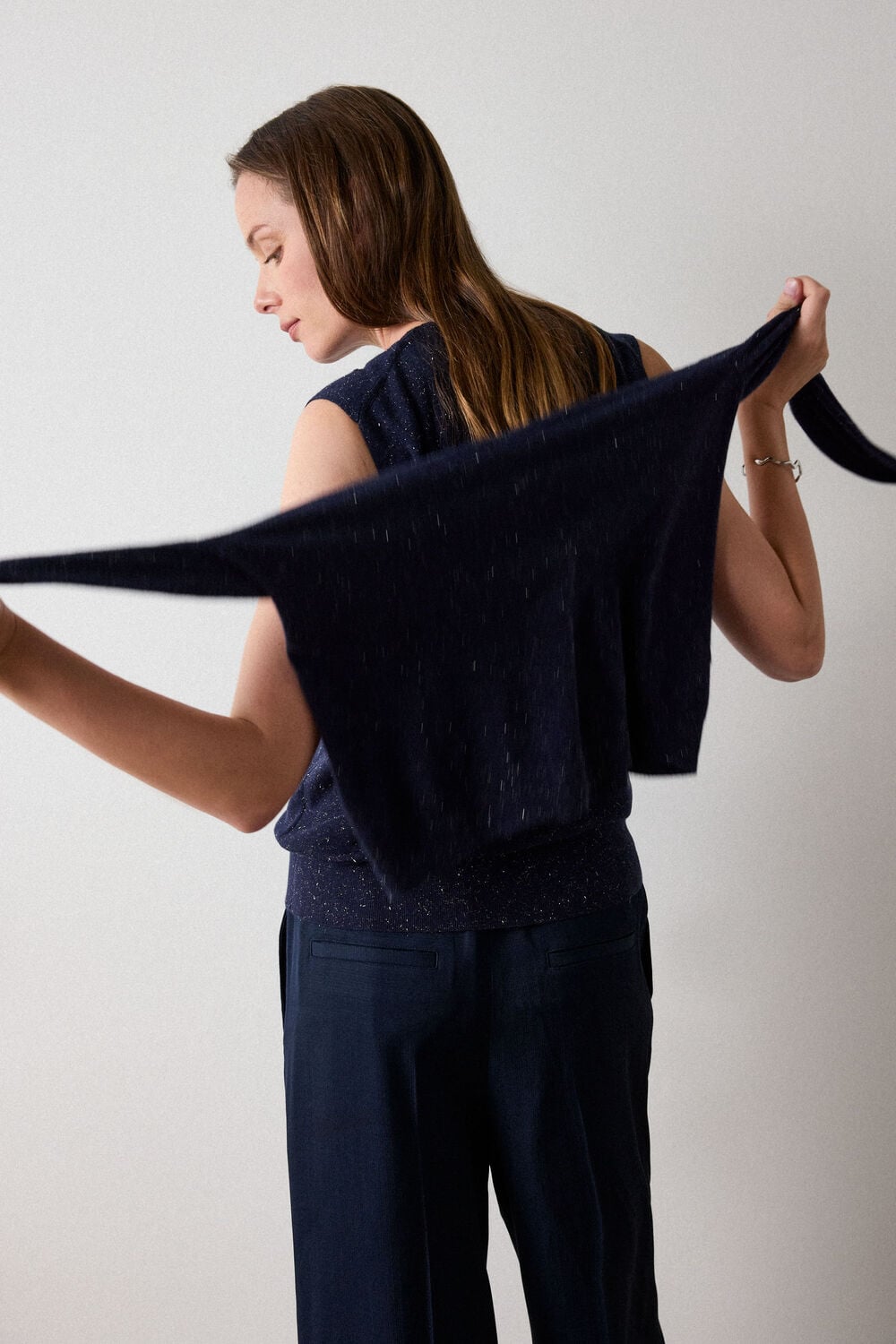 Navy Annie Sparkle Tank