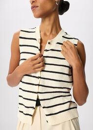 Stripe Boucle Textured Tank