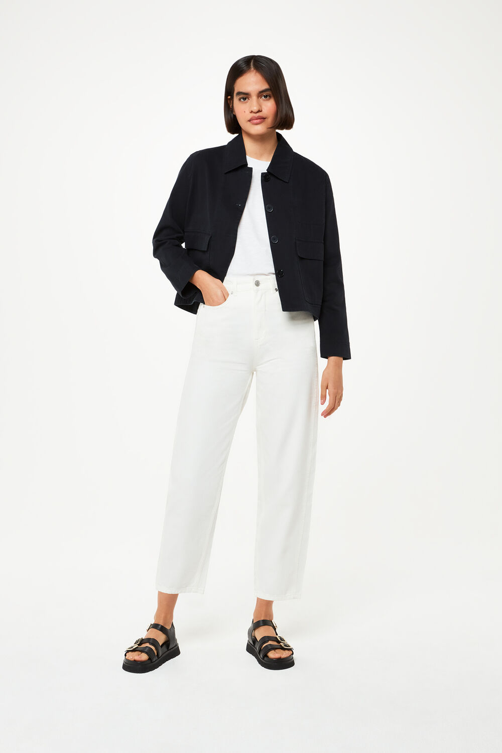 Washed Black Marie Casual Jacket