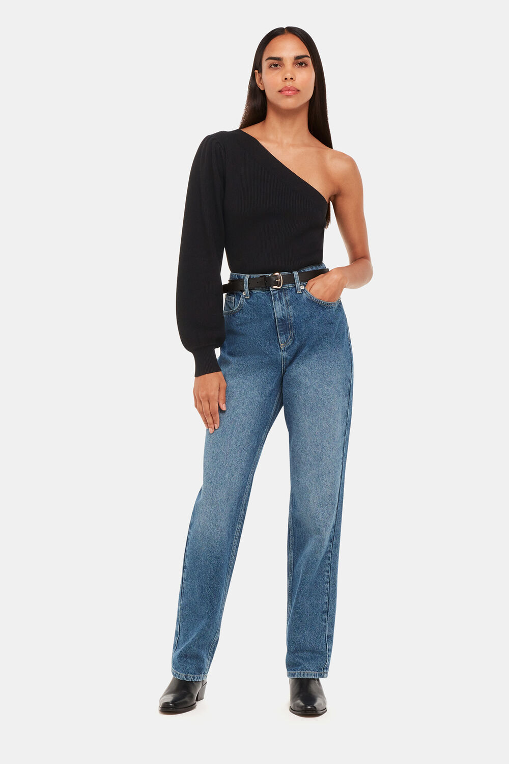 One Shoulder Knit