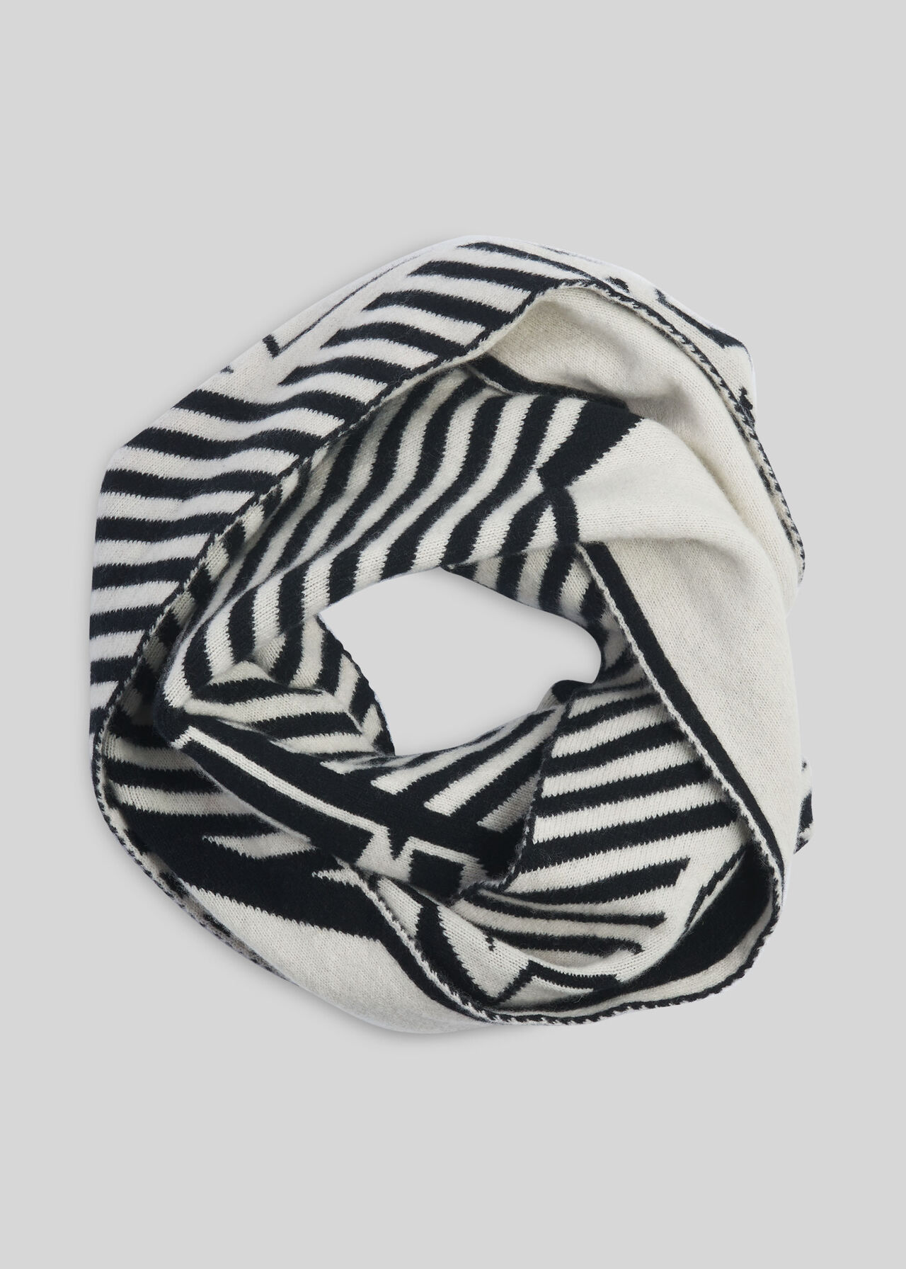 Green Thomas Love Scarf Black/White