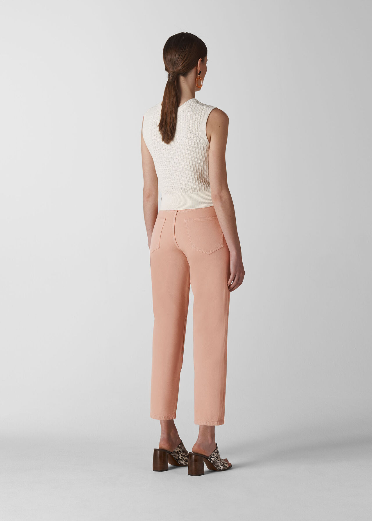 Hollie Straight Leg Jean Pale Pink