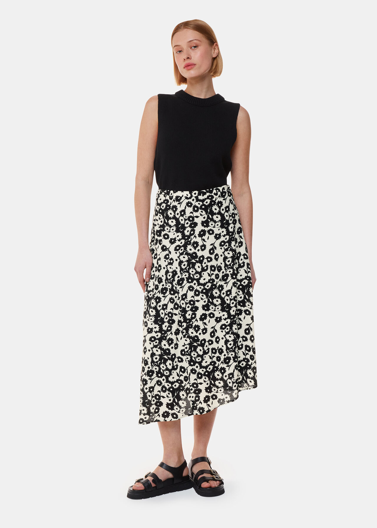 Riley Floral Print Skirt