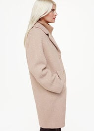 Petite Anita Wool Boucle Coat
