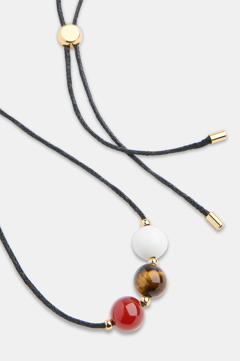 Sphere Bead Cord Necklace