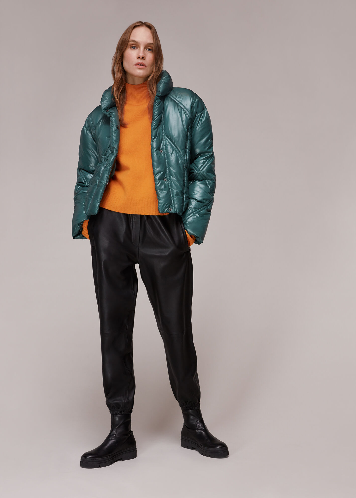 Whistles discount green jacket