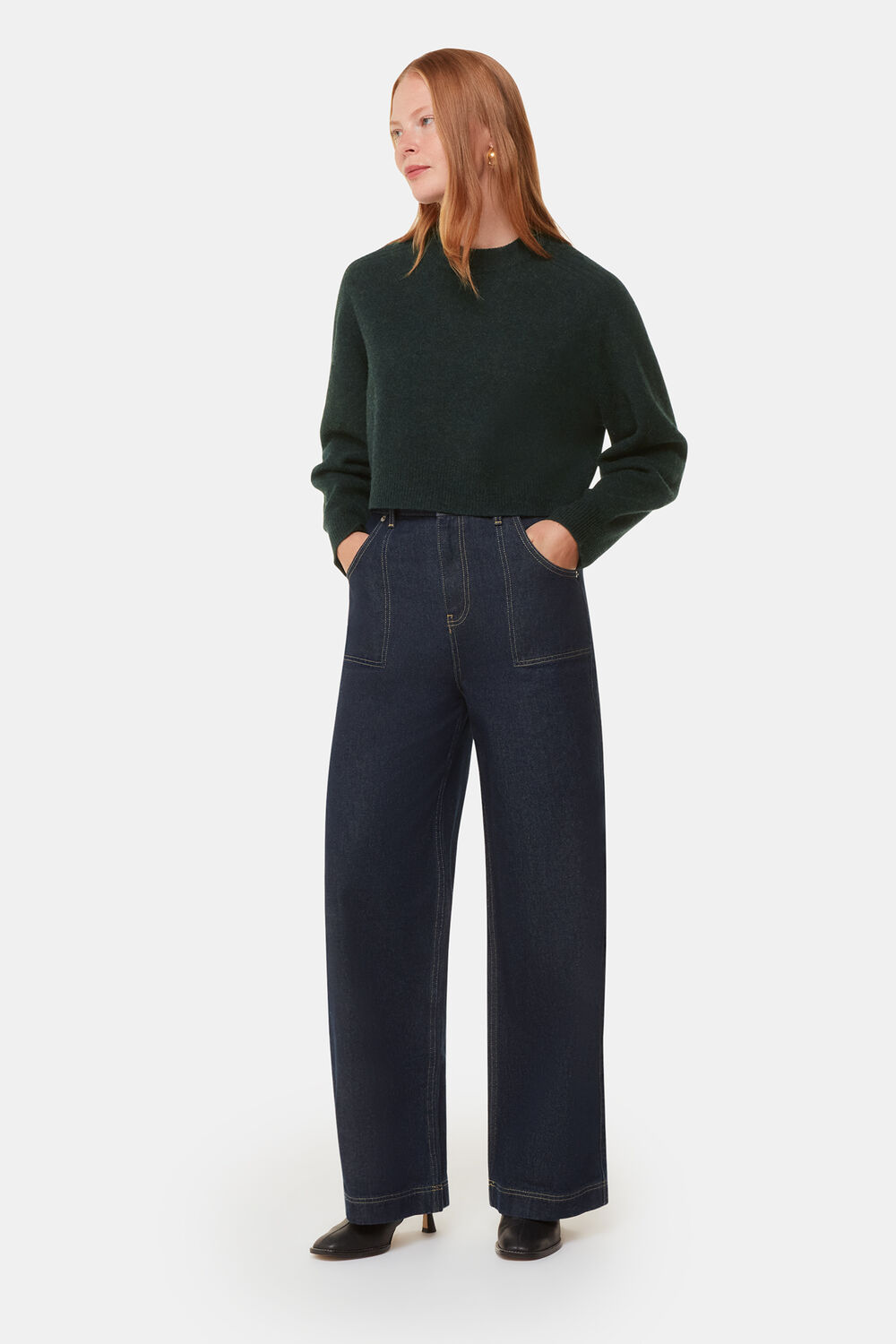 Wool Crop Relaxed Knit