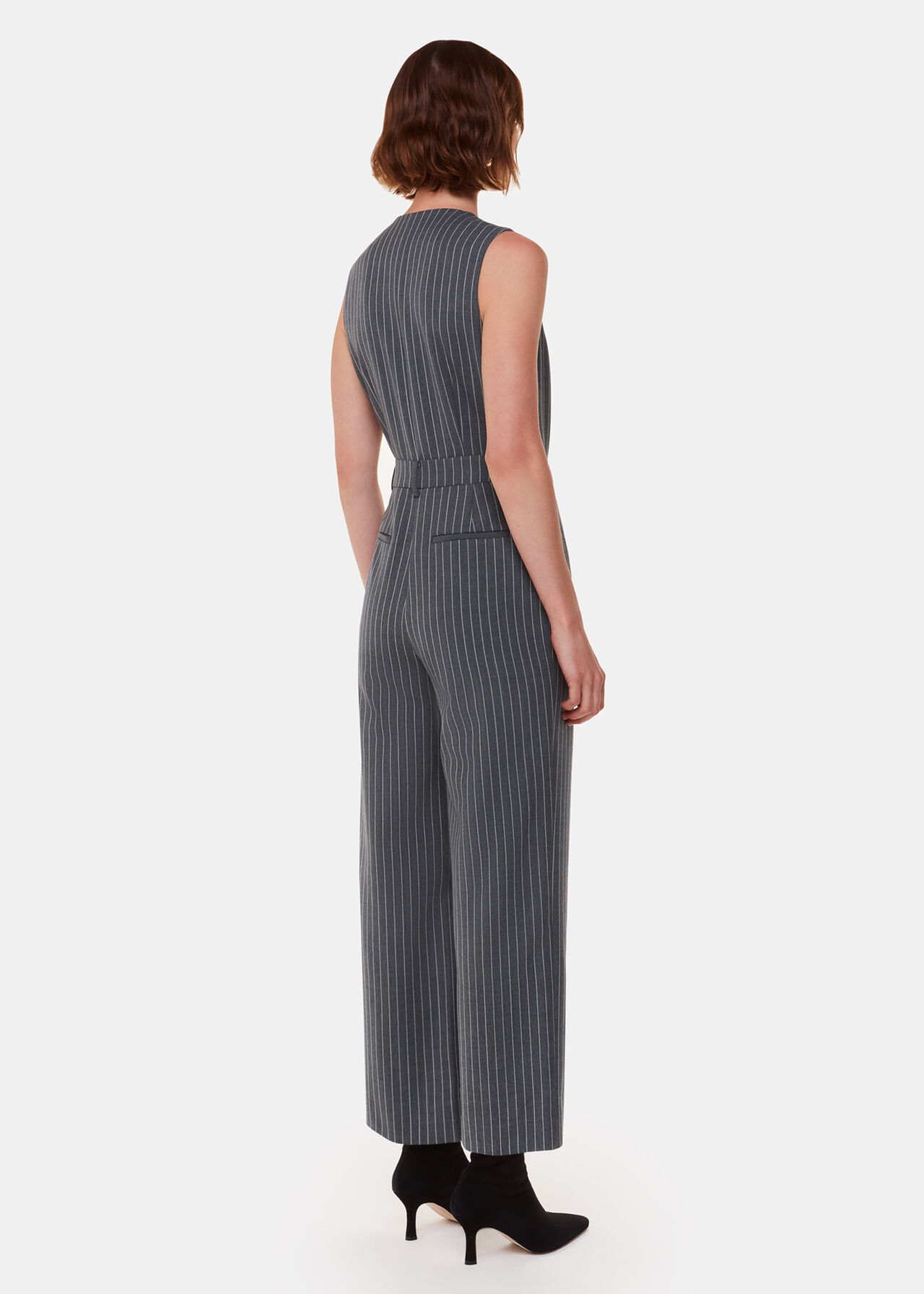 Pinstripe Jumpsuit