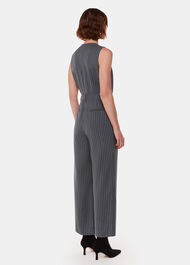 Pinstripe Jumpsuit