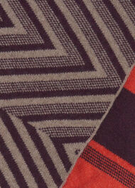 Green Thomas Chevron Scarf Multicolour