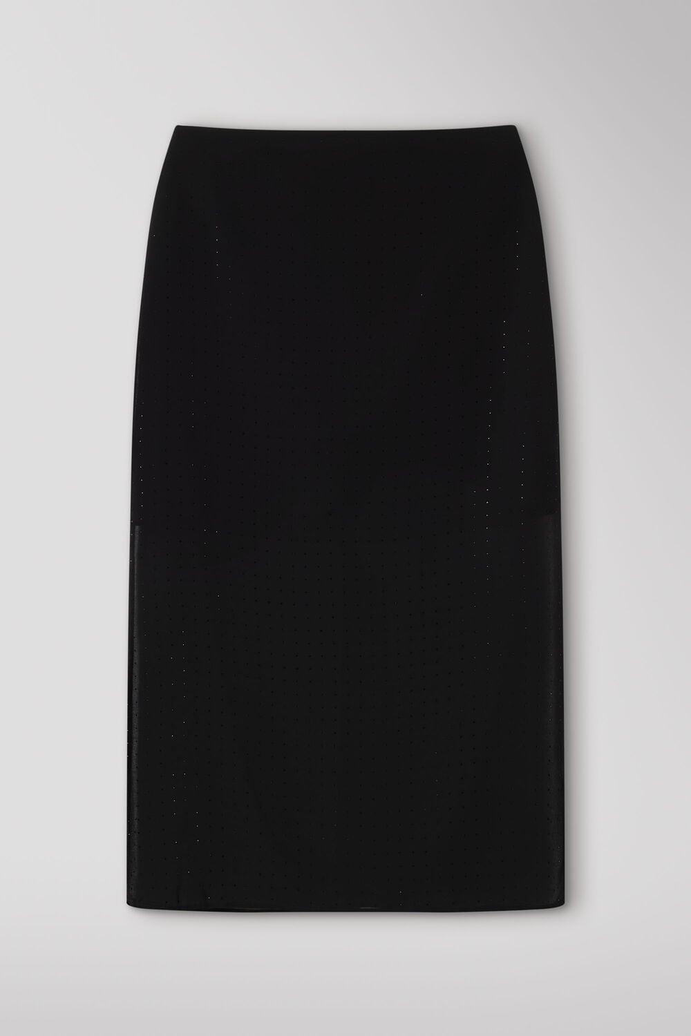 Hot Fix Sheer Column Skirt