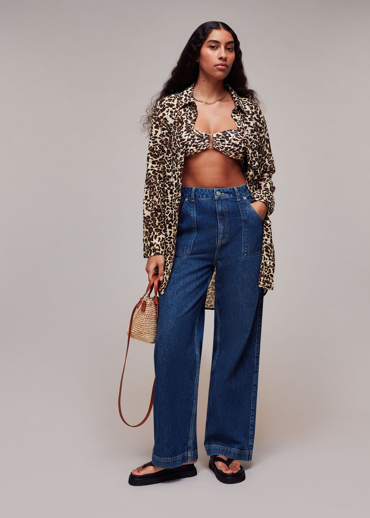 Animal Printed Beach Shirt