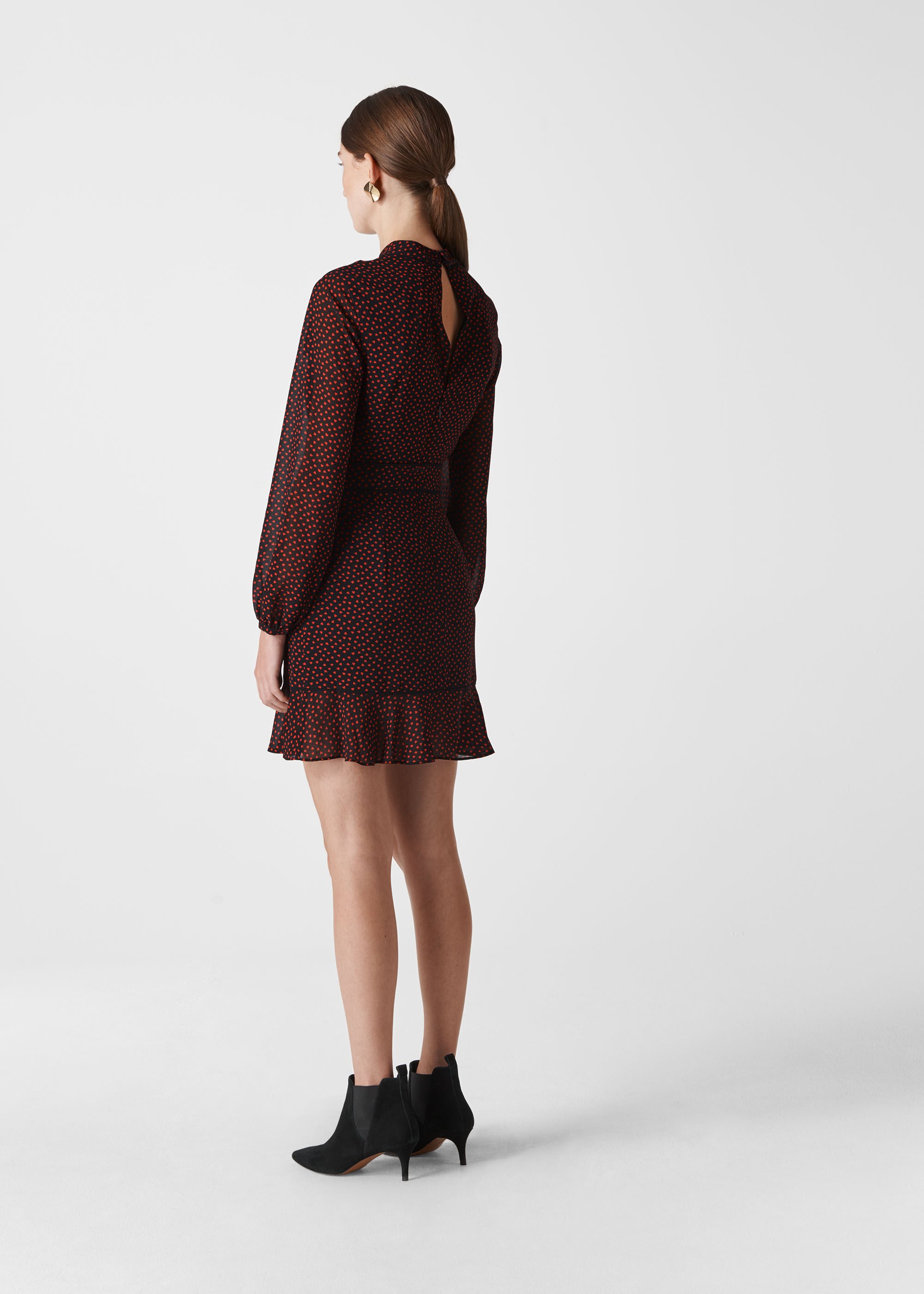 Confetti Heart Frill Dress