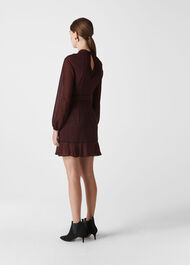 Confetti Heart Frill Dress Red/Multi
