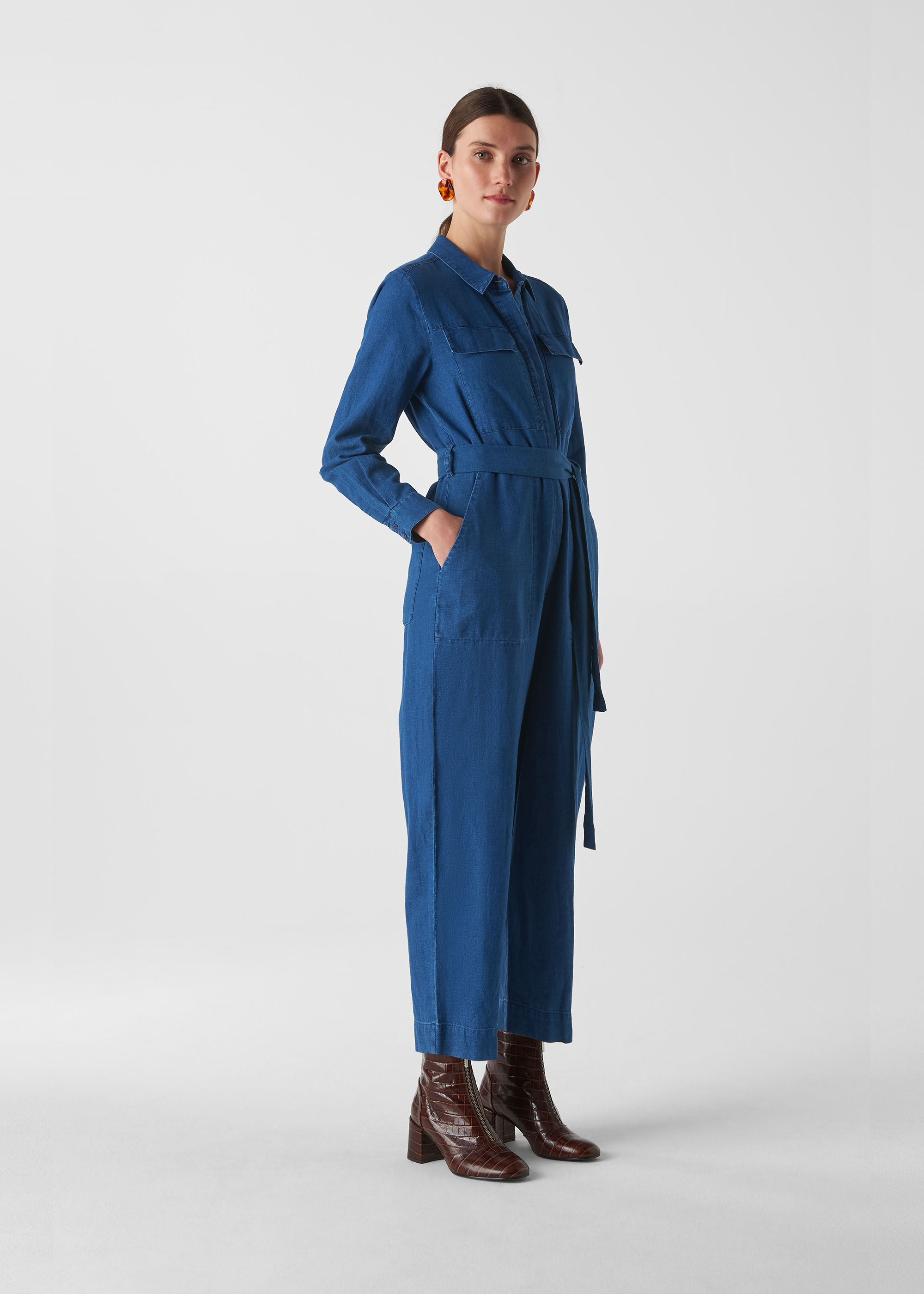Whistles hotsell denim jumpsuit