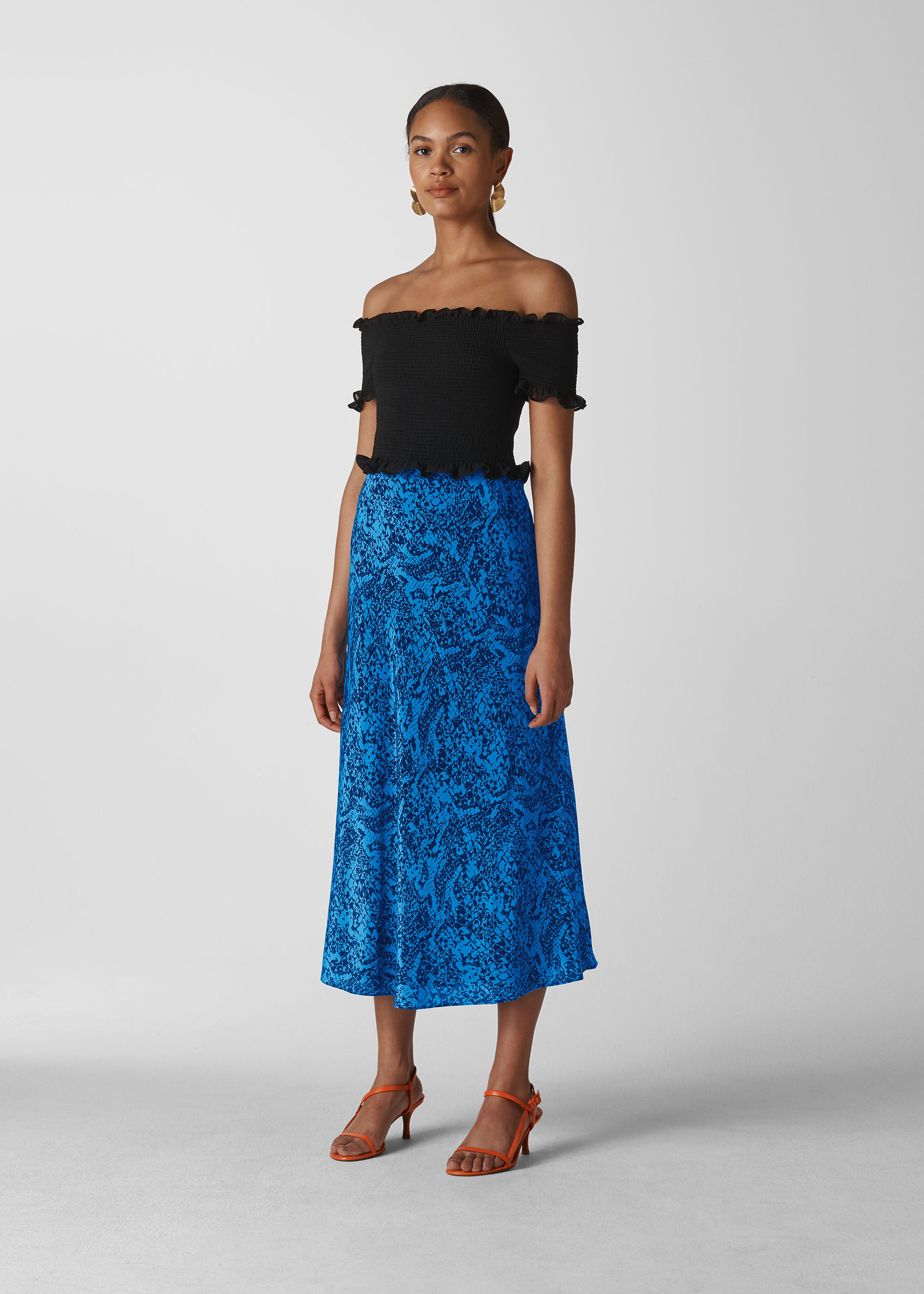 Holly s snake print outlet skirt