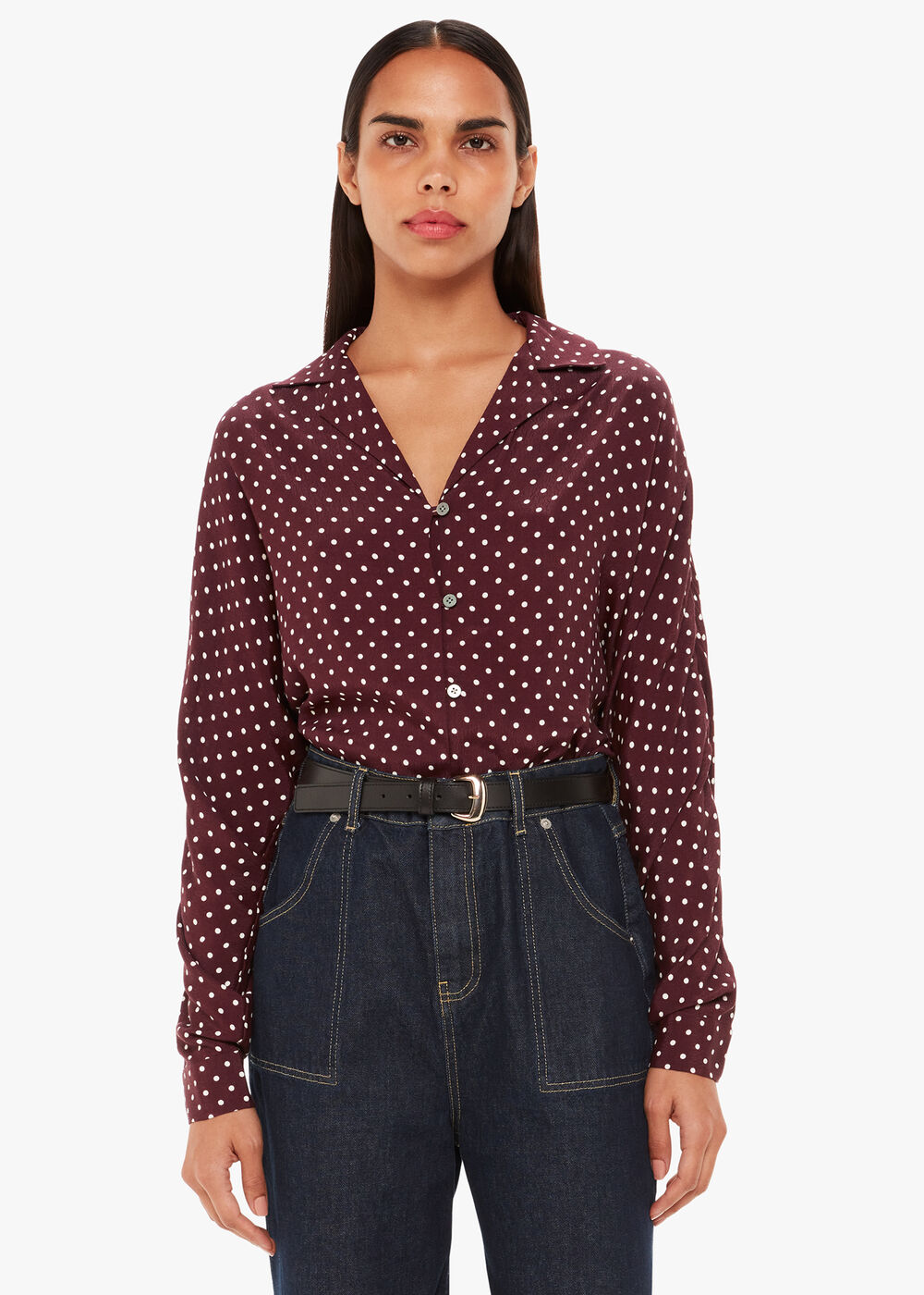 Spot Print Ramona Shirt