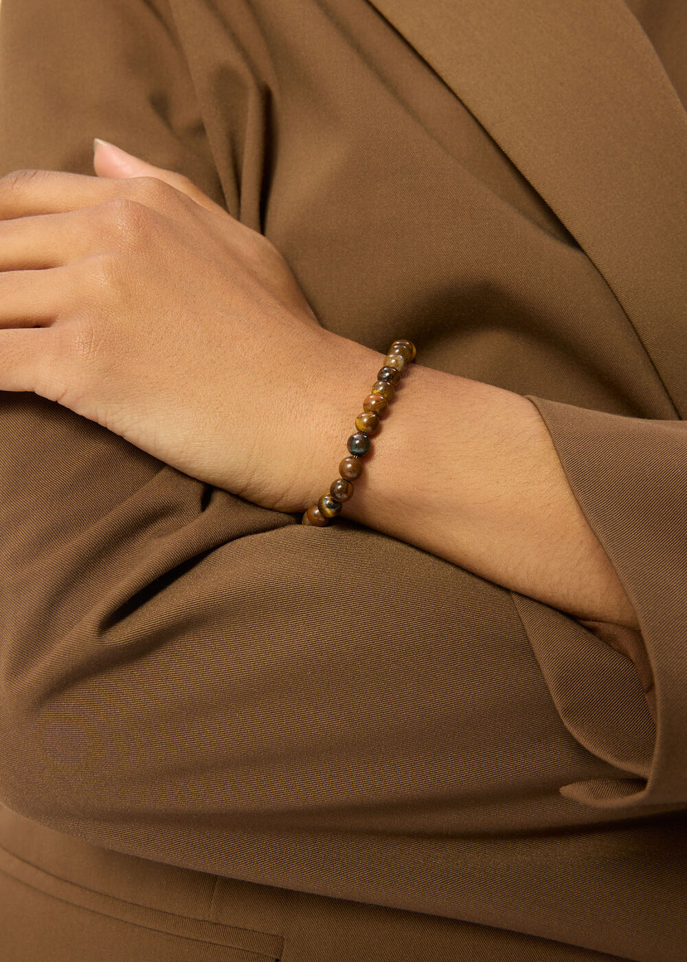 Tiger Eye Beaded Bracelet