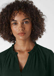 Enora Dress Dark Green