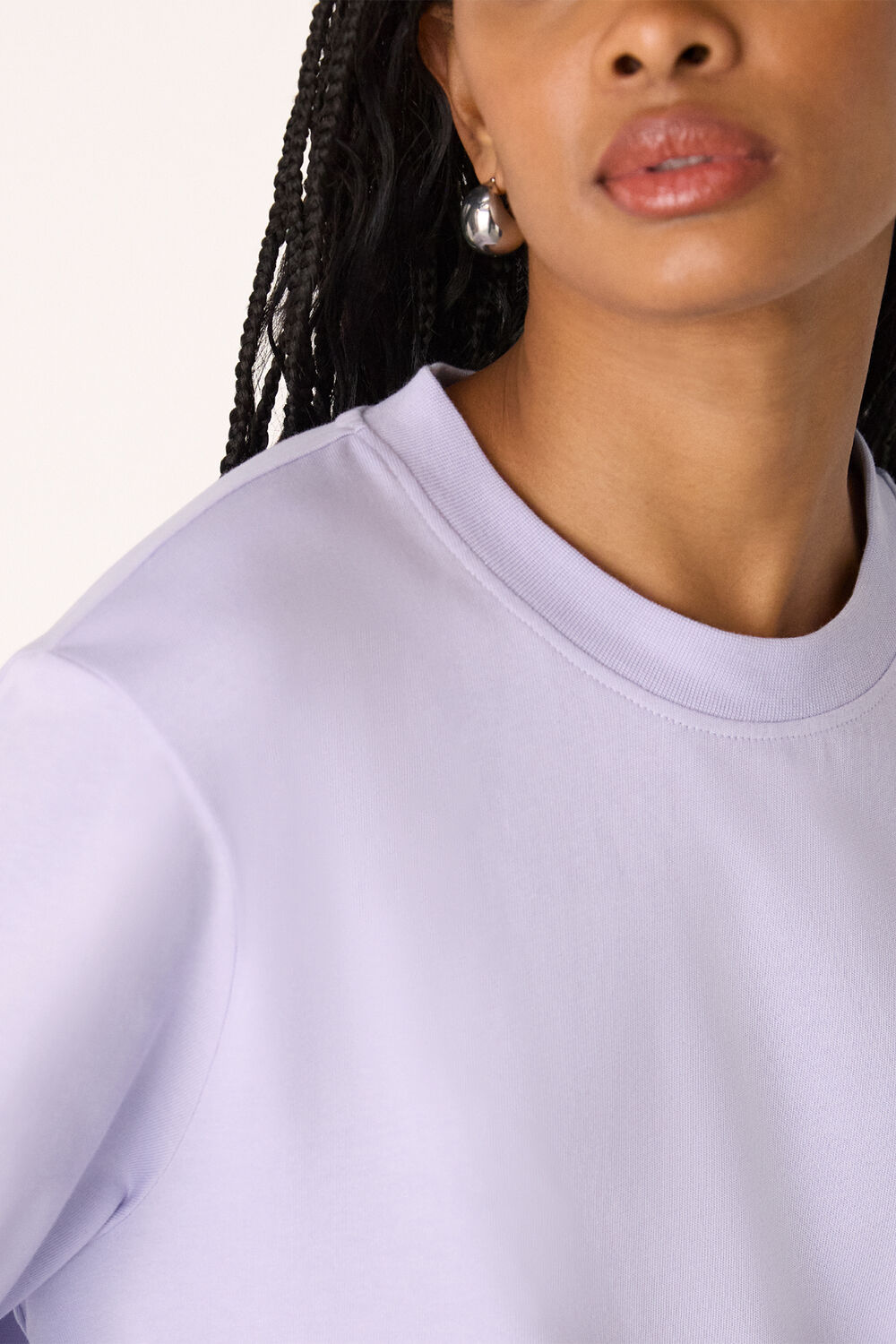 Lilac Cotton Long Sleeve Jersey