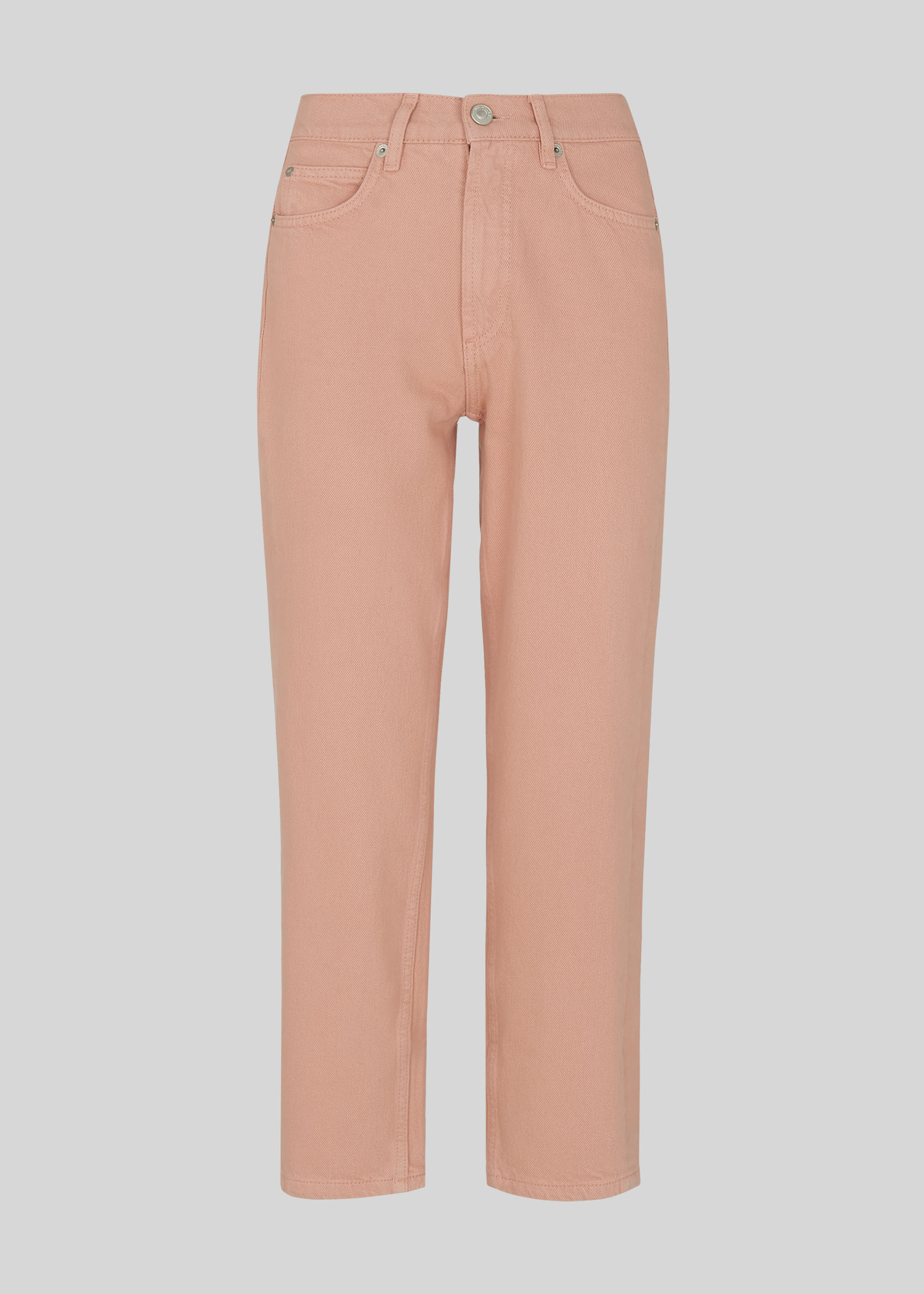 Pale Pink Hollie Straight Leg Jean 