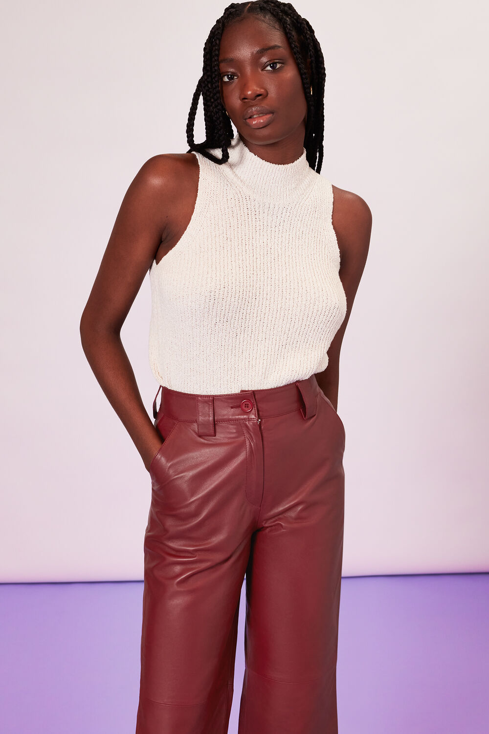 Emily Leather Pant