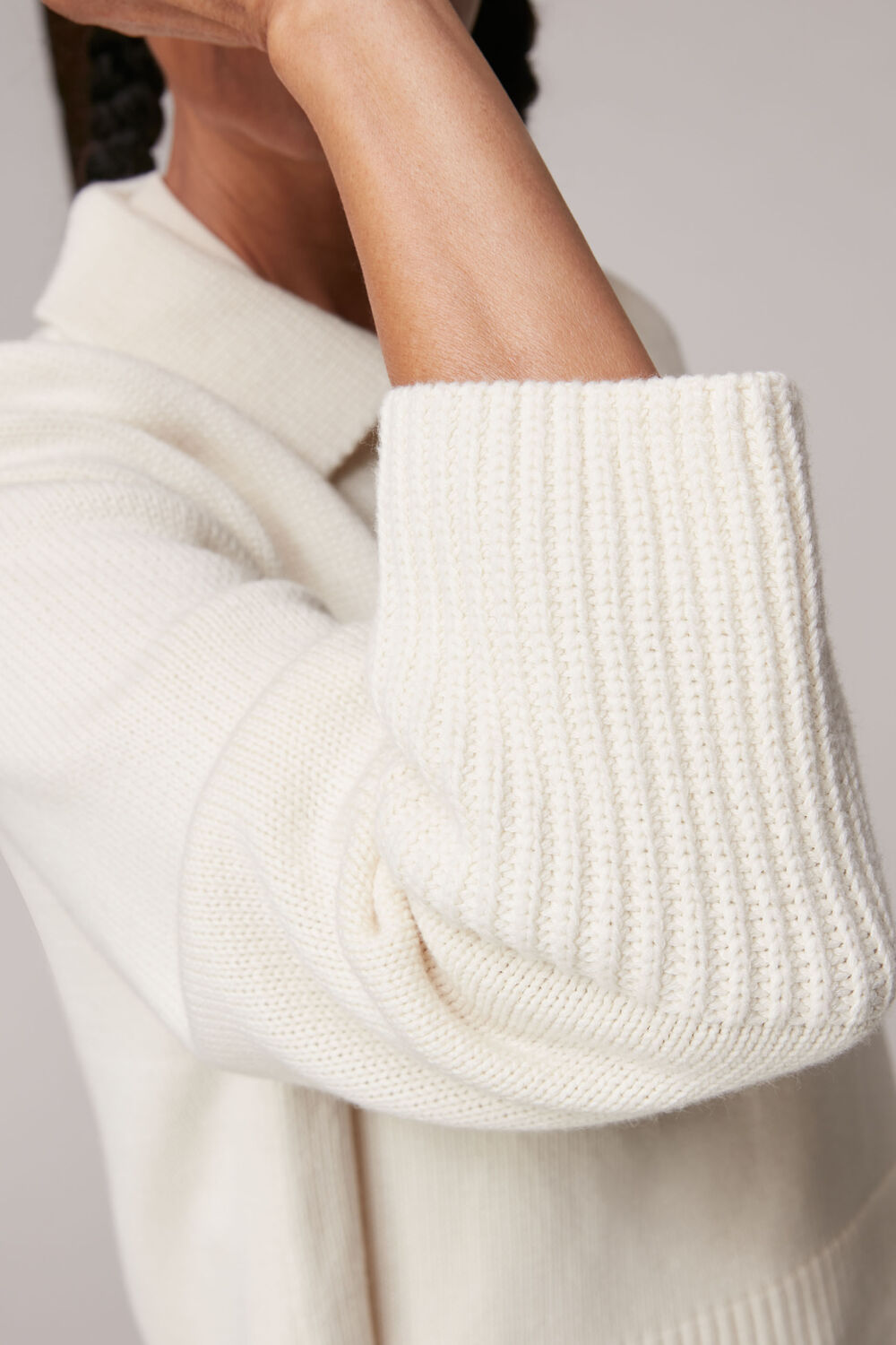 Button Front Polo Knit