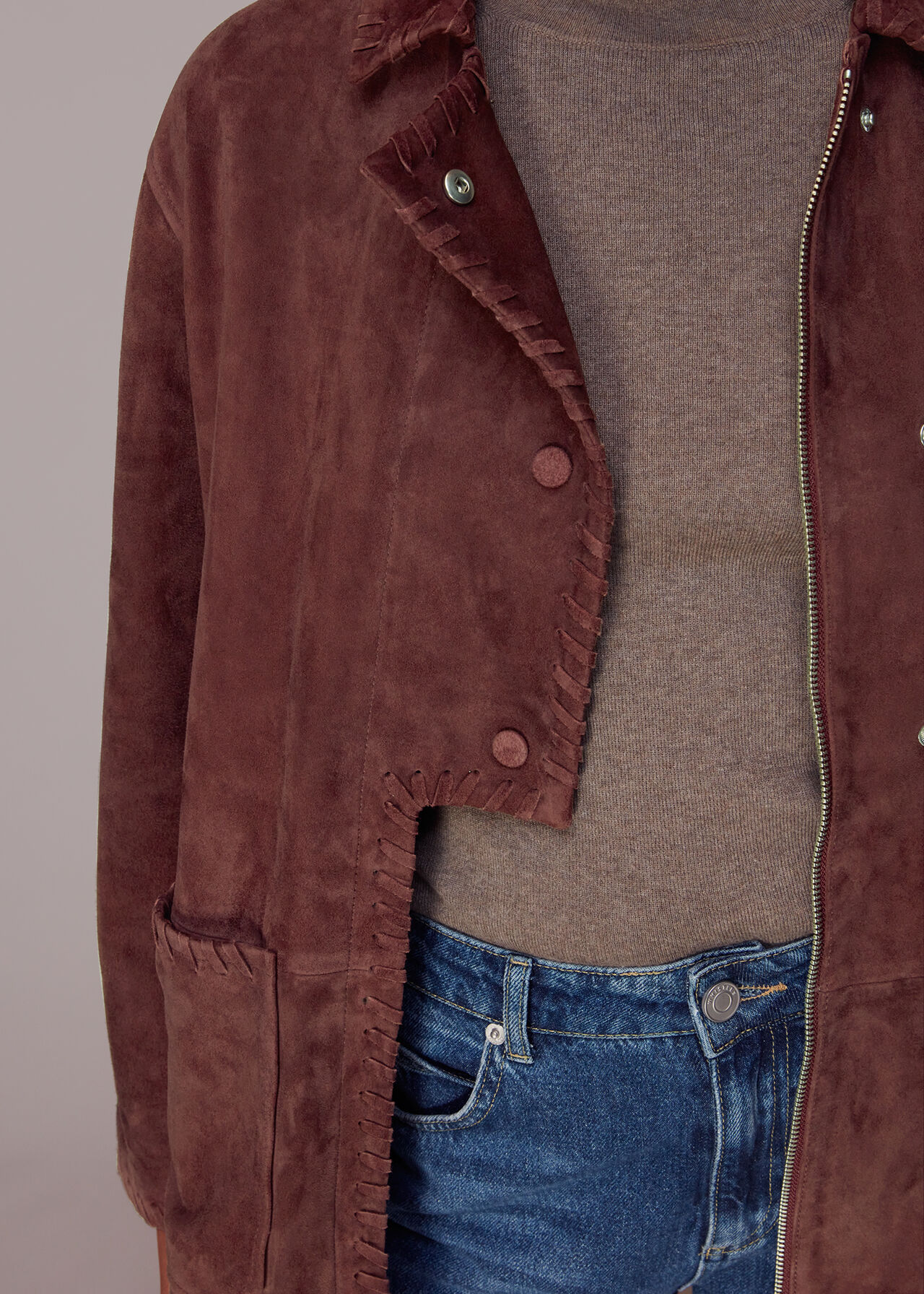 Bohdi Western Suede Biker