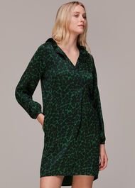 Smudge Animal Frill Dress