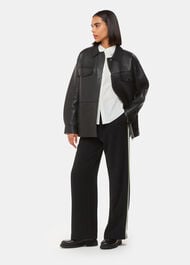 Crepe Side Stripe Trouser