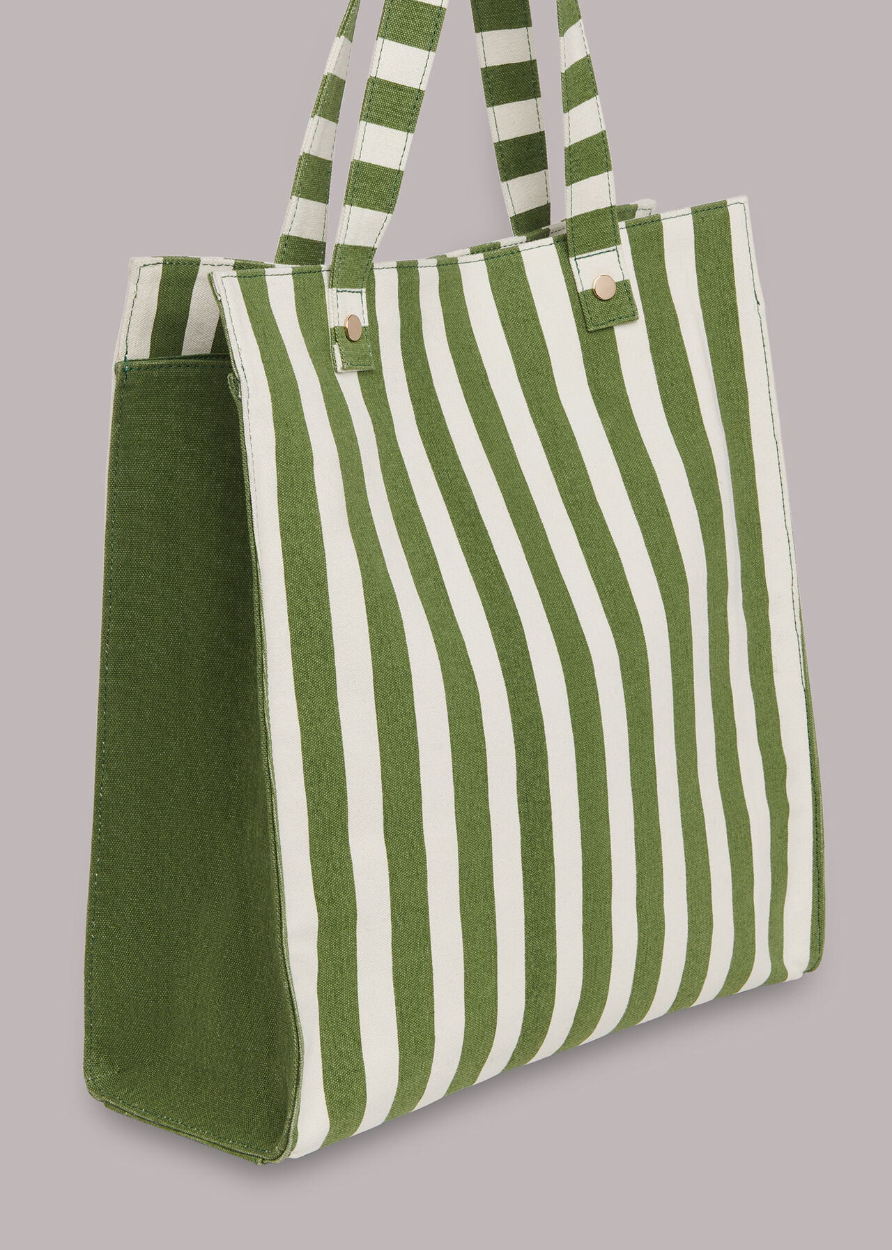 Sena Striped Canvas Tote