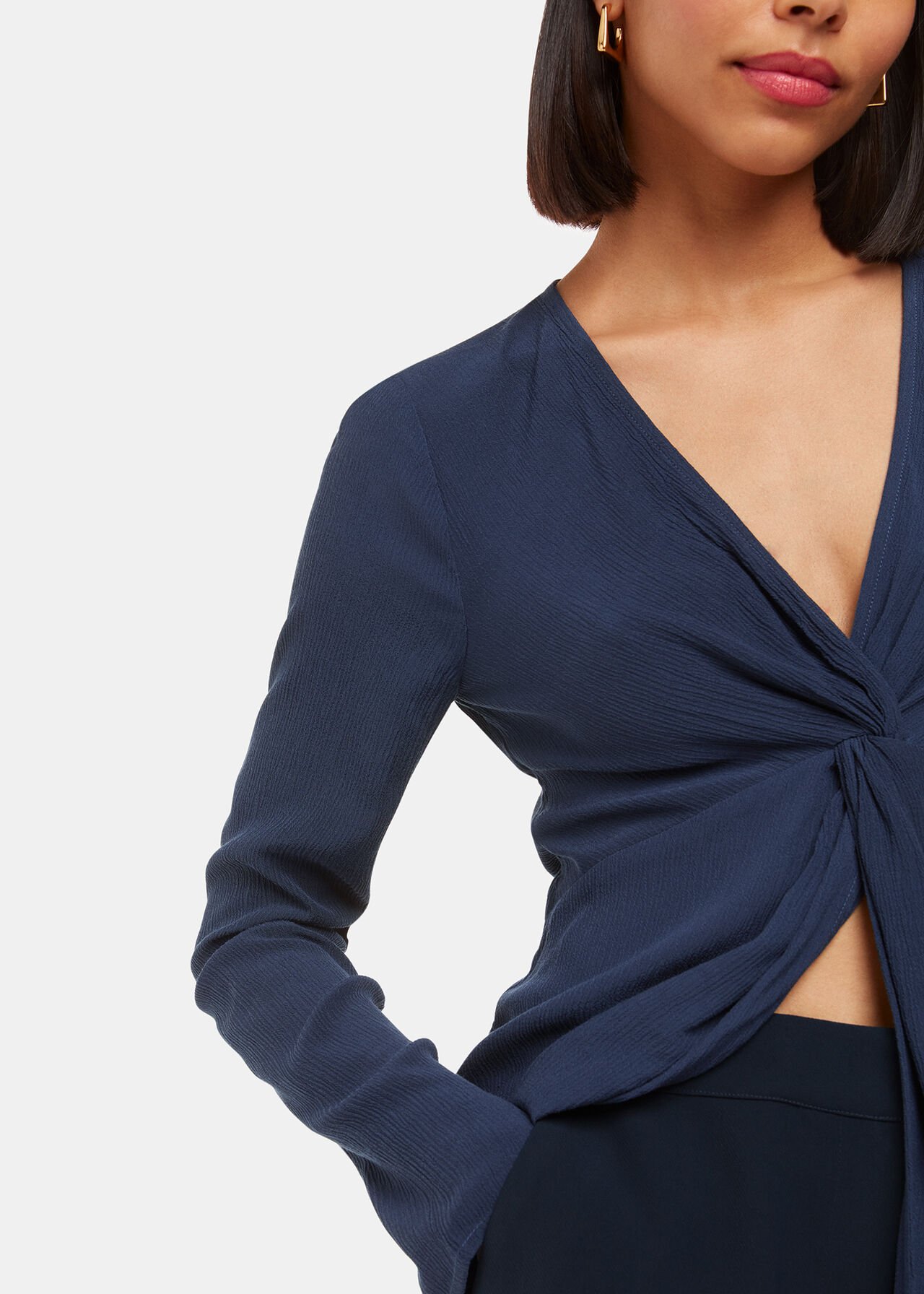 Whistles Twist Front Top