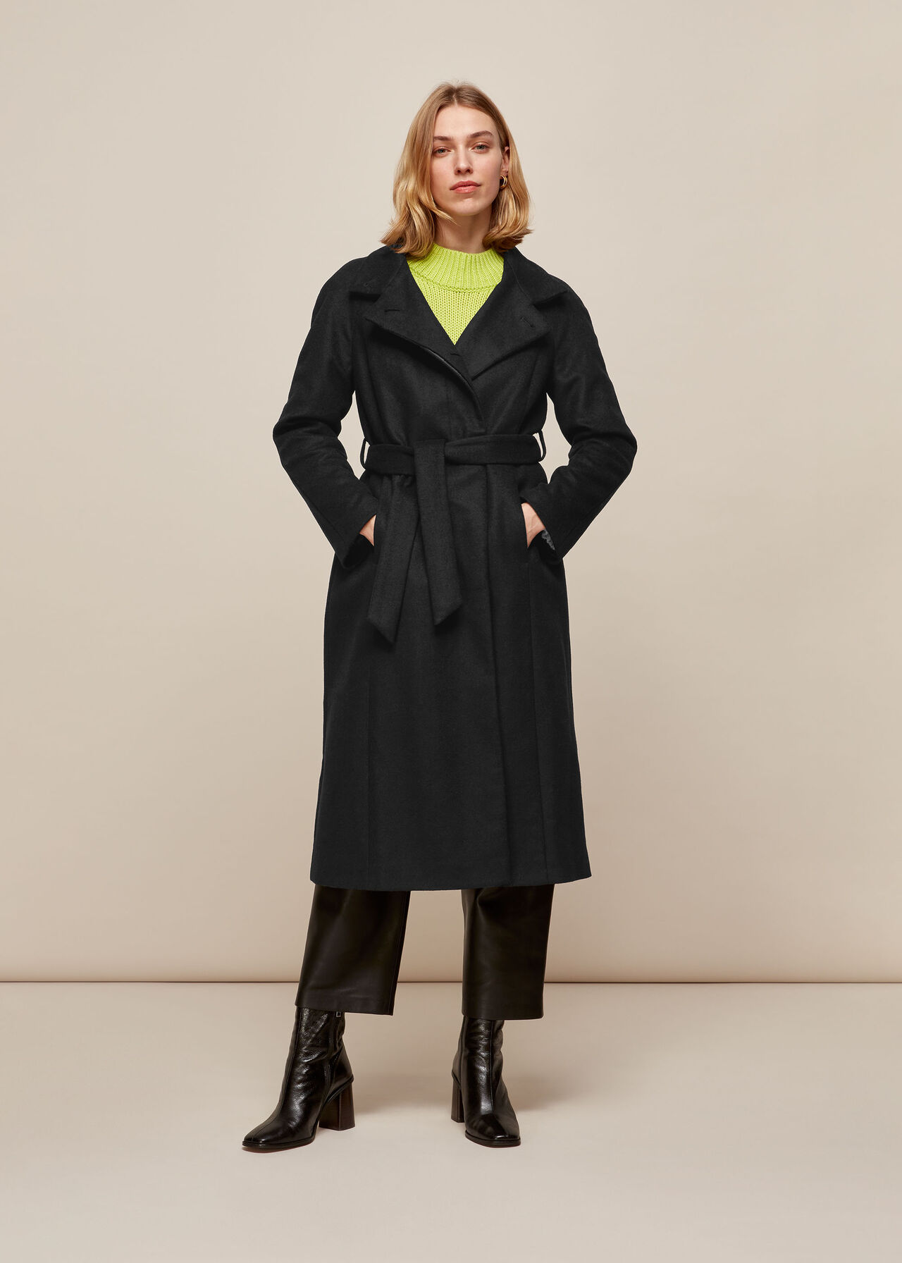 Funnel Neck Coat