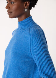 Wool Funnel Neck Knit