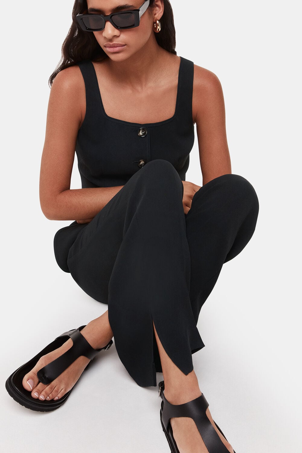 Leyla Crepe Trouser