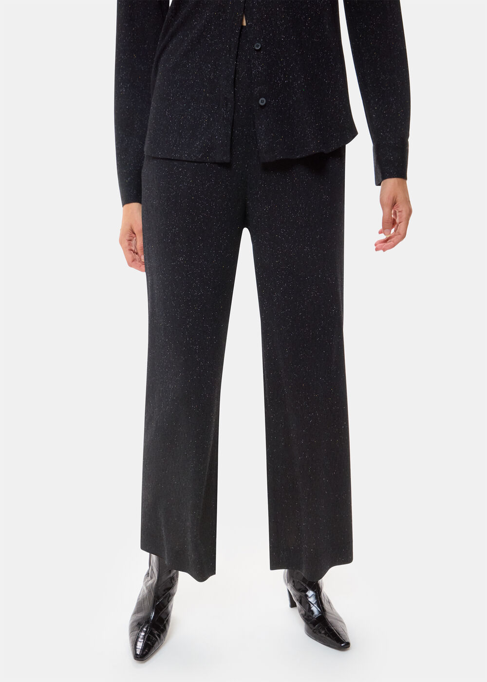 Eva Sparkle Cropped Trouser