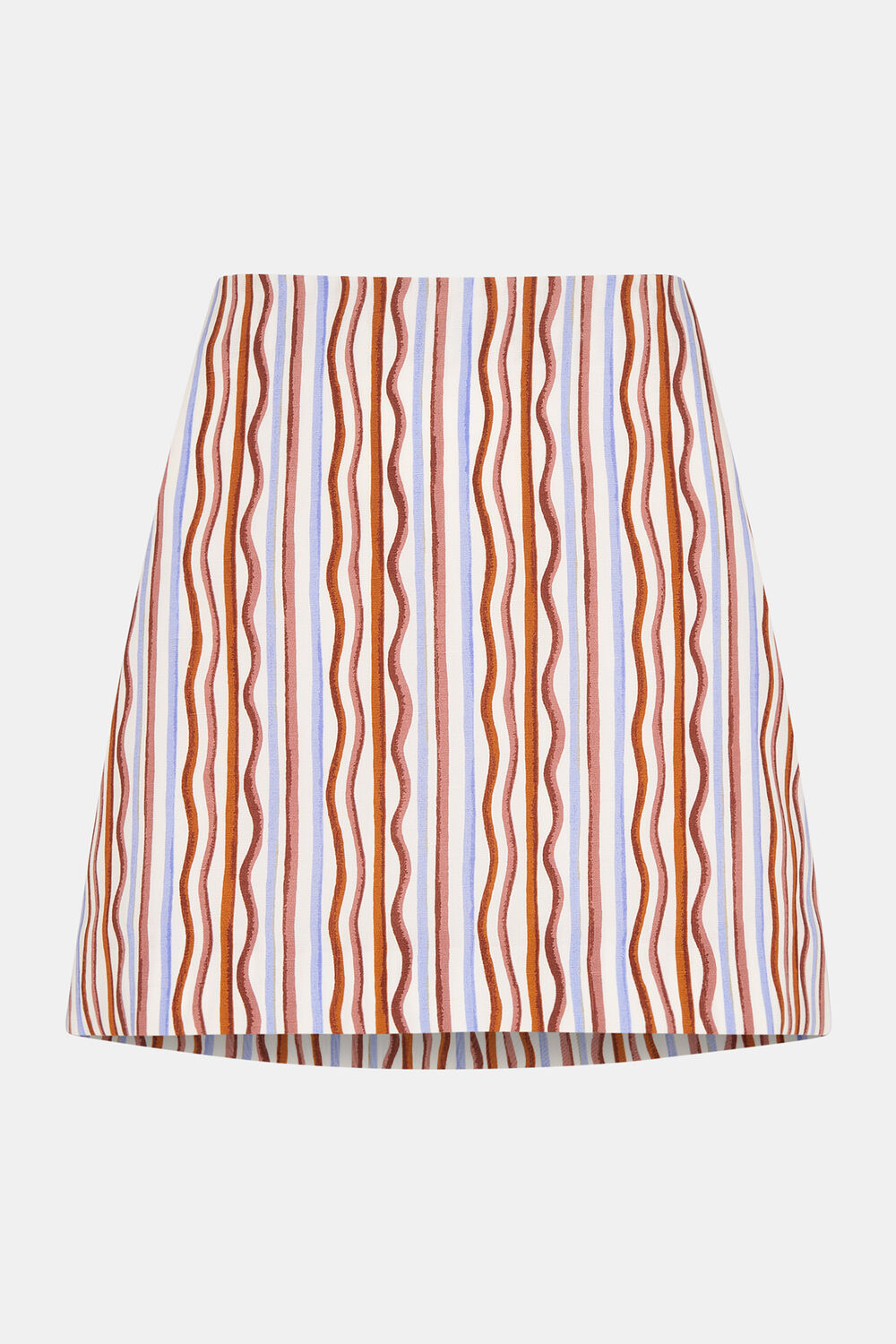 Wiggle Stripe Mini Skirt