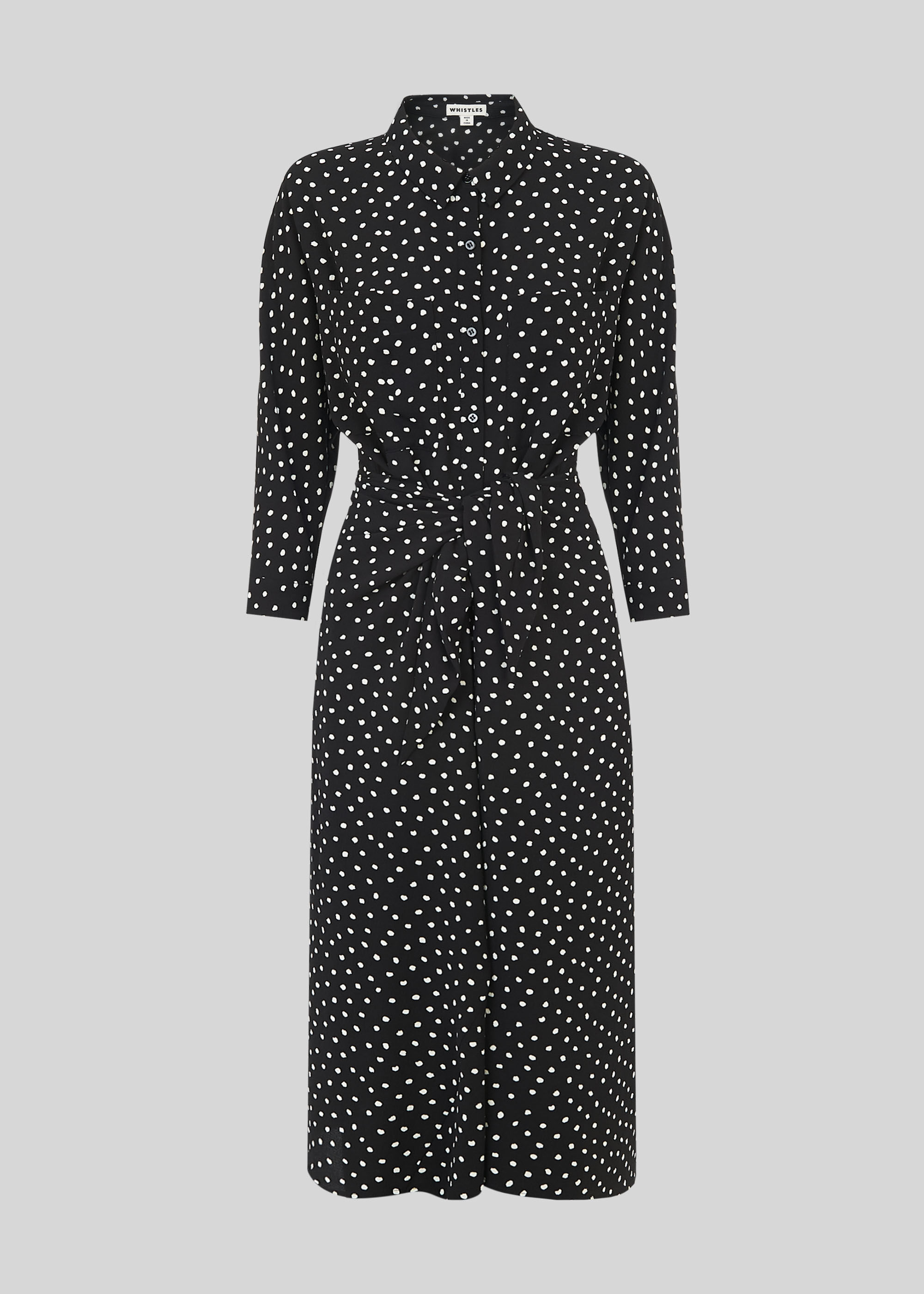 Whistles selma spot dress hot sale