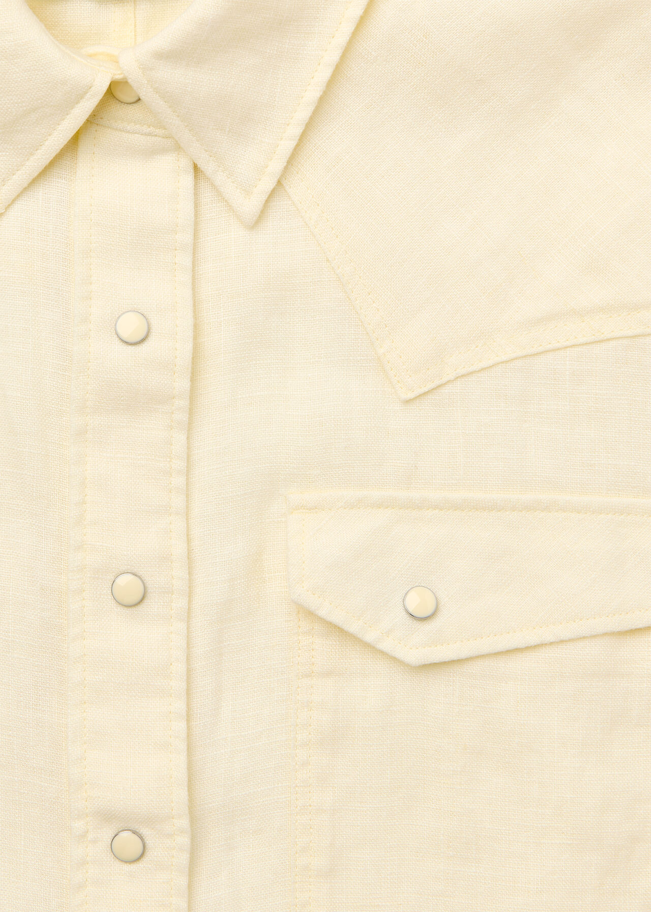 Linen Western Detail Shirt