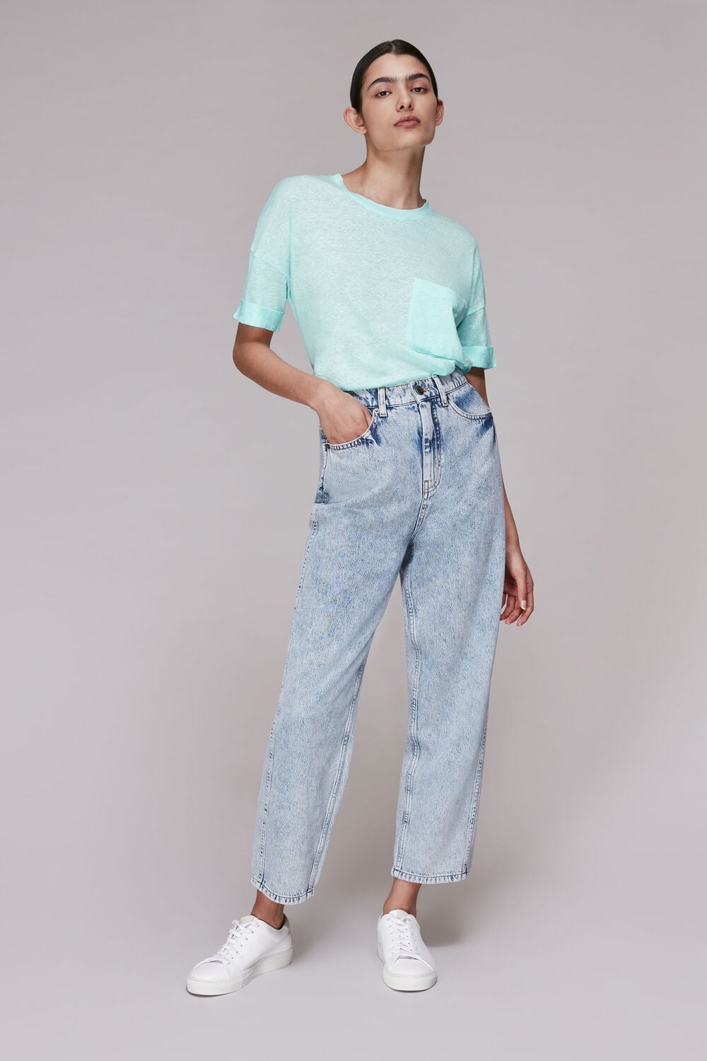 Linen Pocket Top