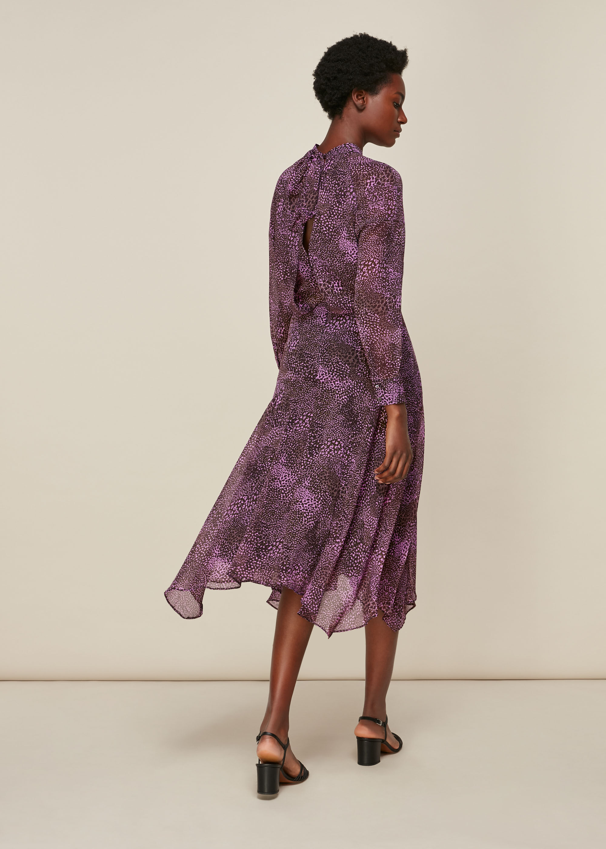 Whistles snake 2025 print dress