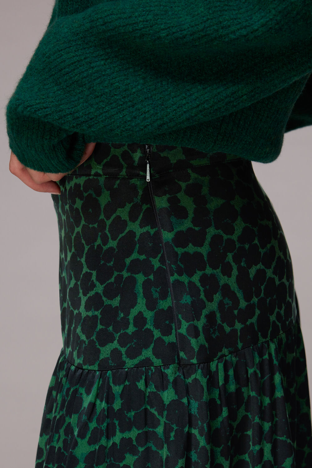 Smudge Animal Tiered Skirt