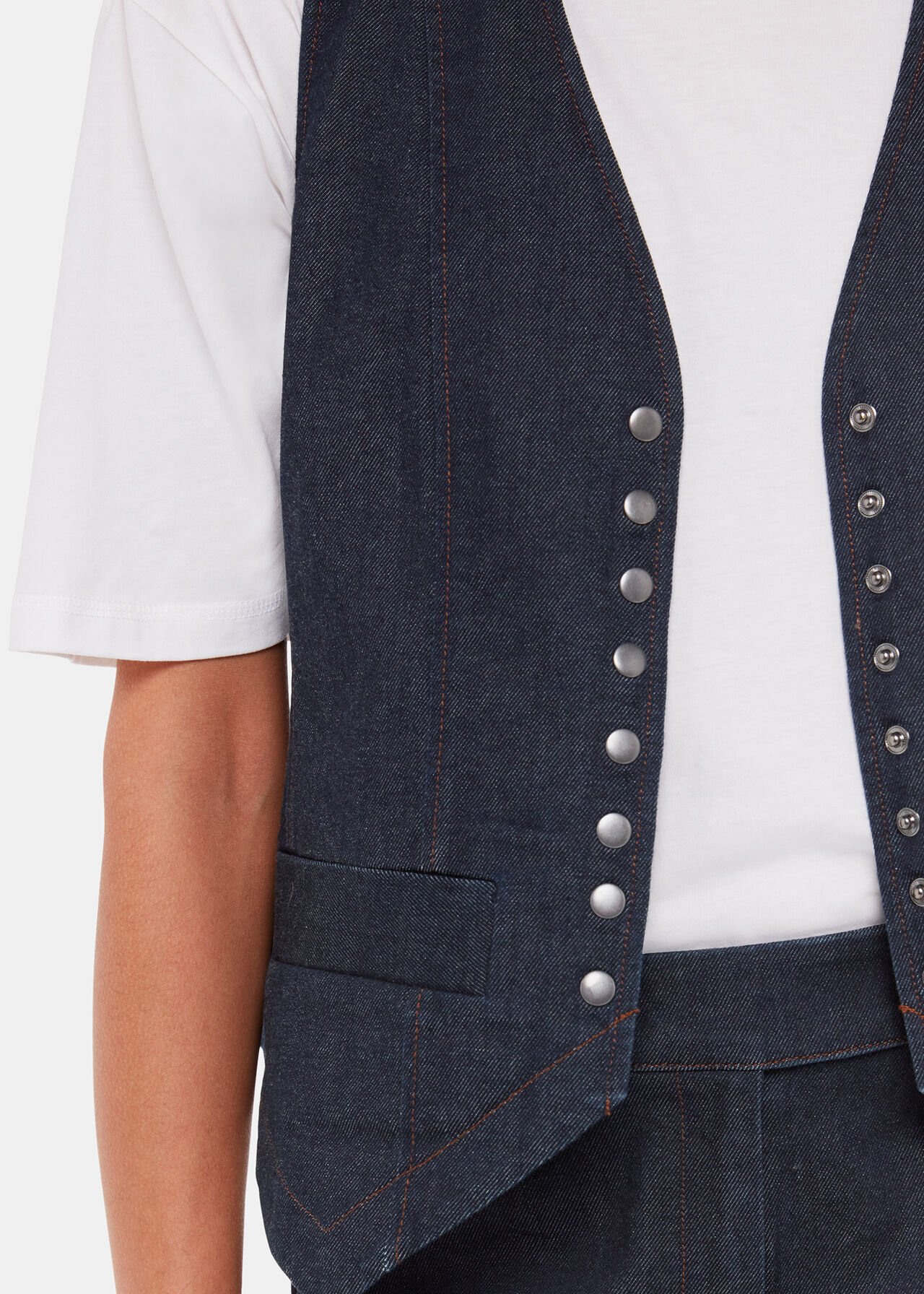 Joanna Denim Waistcoat