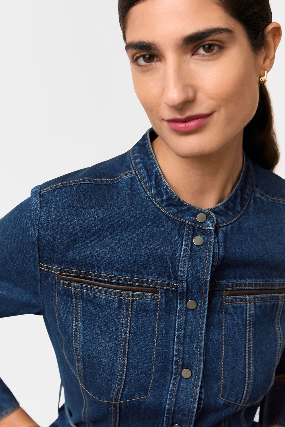 Myra Denim Midi Dress