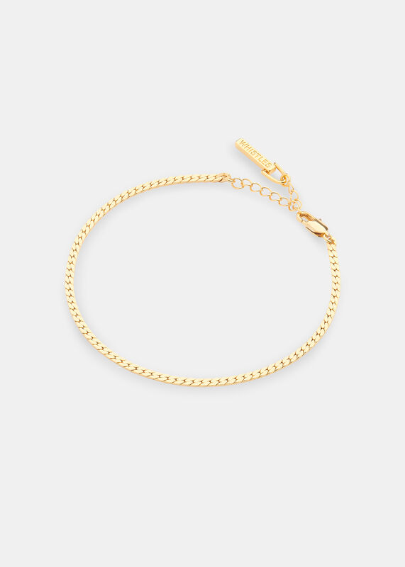 Gold Classic Snake Chain Anklet