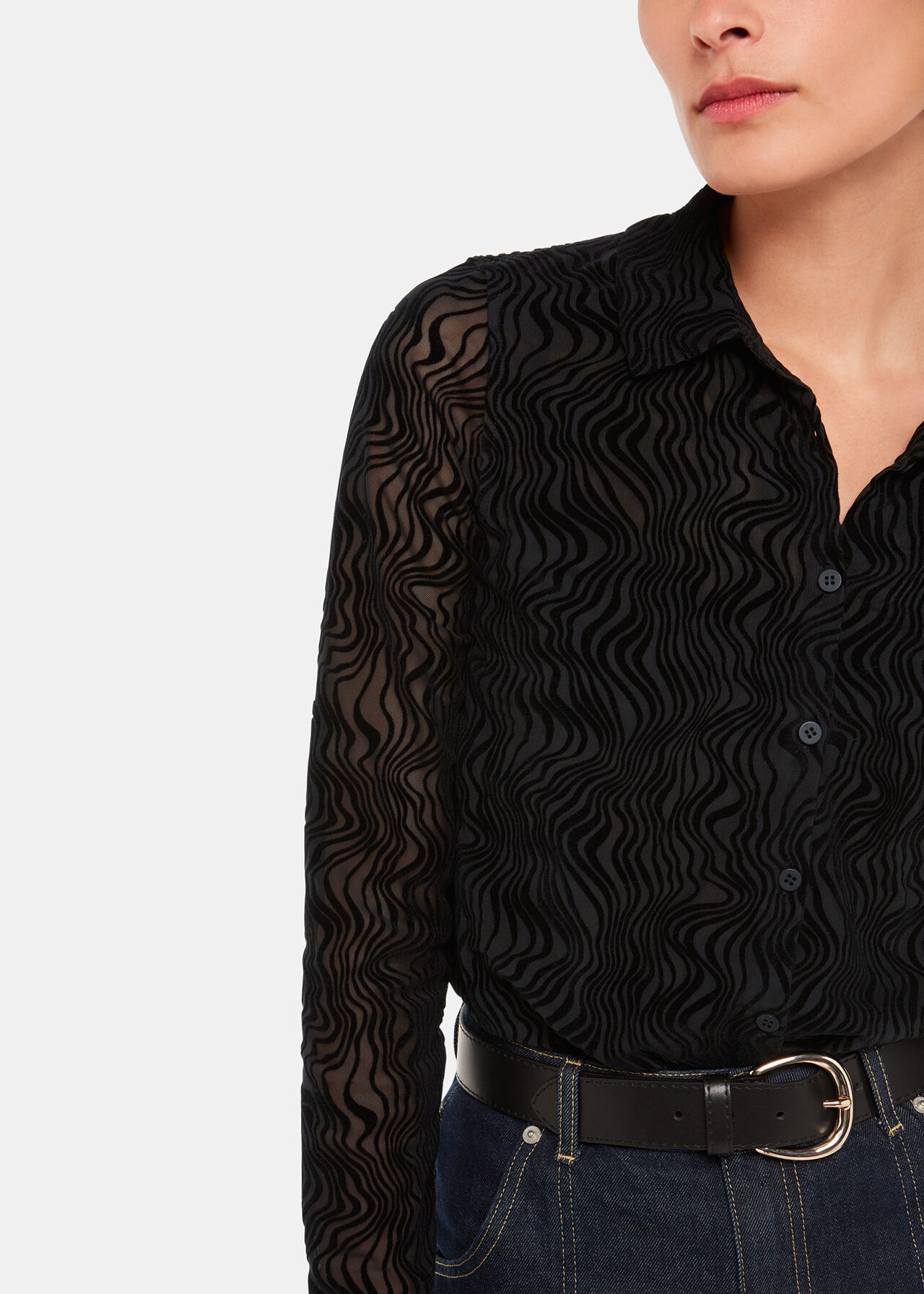 Squiggle Mesh Shirt