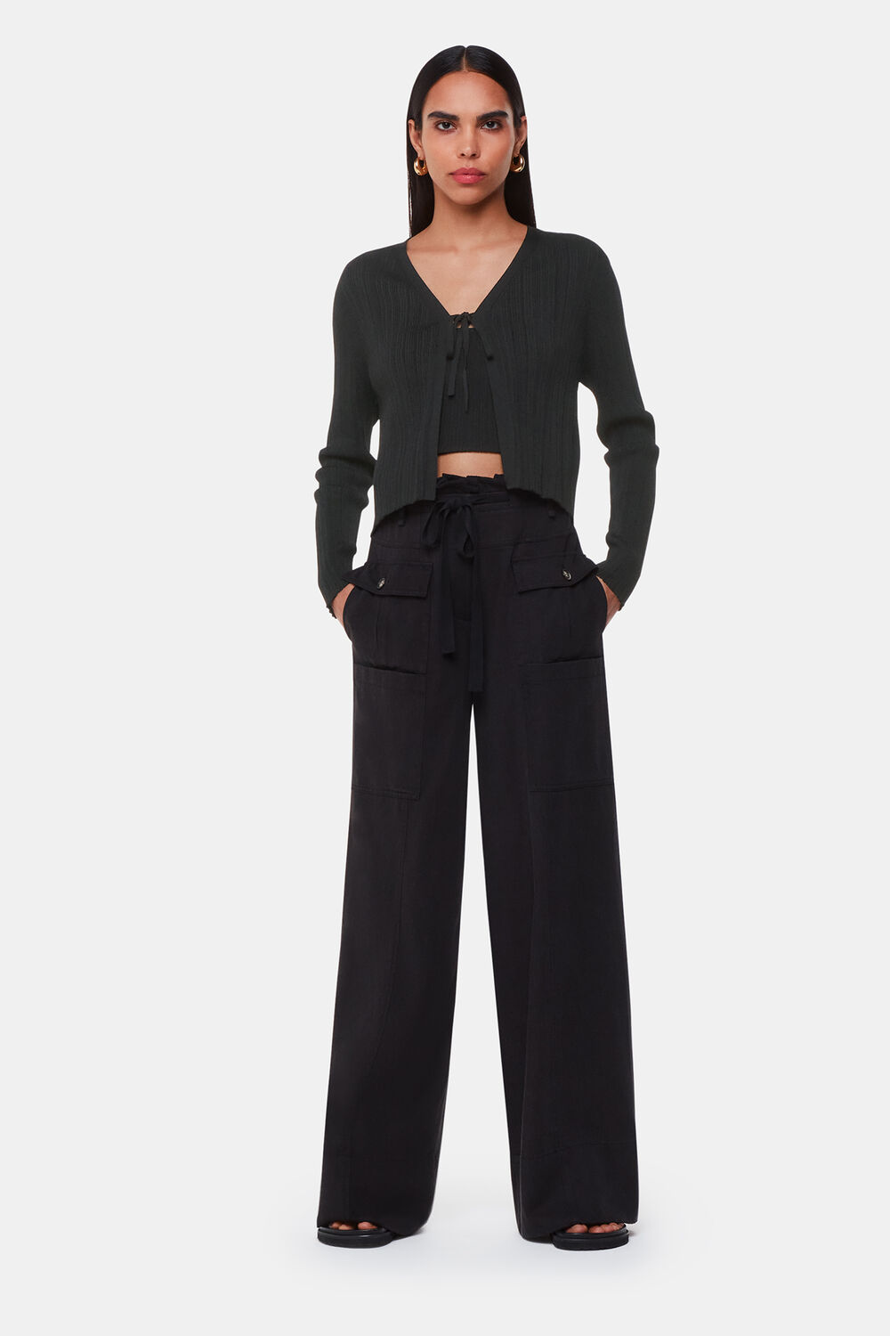 Tie Front Detail Cardigan